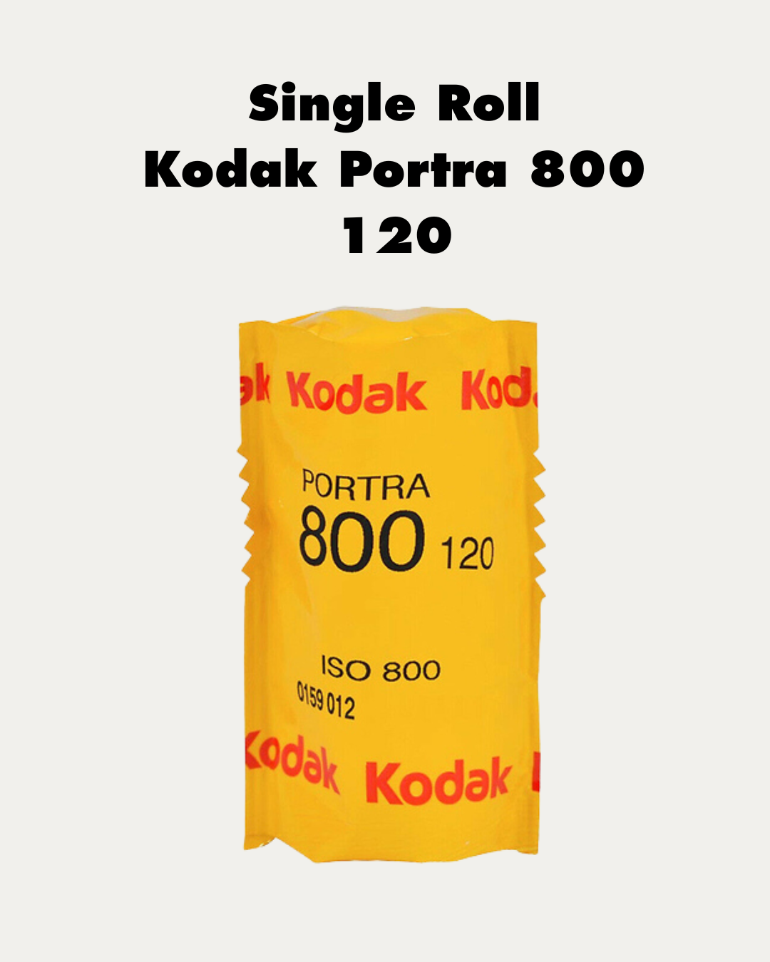 Kodak Portra 800 SINGLE ROLL 120 with Lab Credit