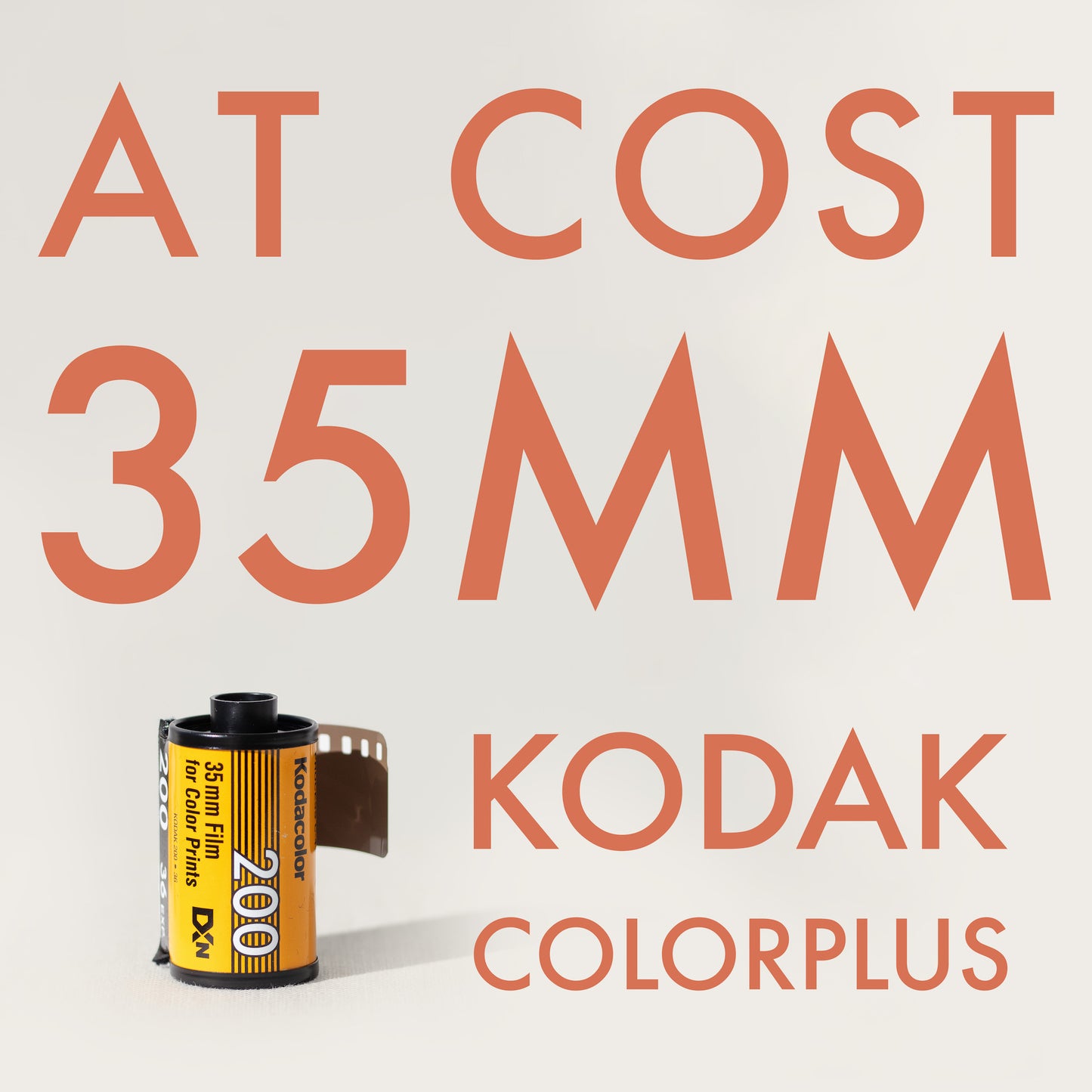 Kodak ColorPlus 200 Color Negative Film 35mm 36exp roll with $10 Lab Credit Included