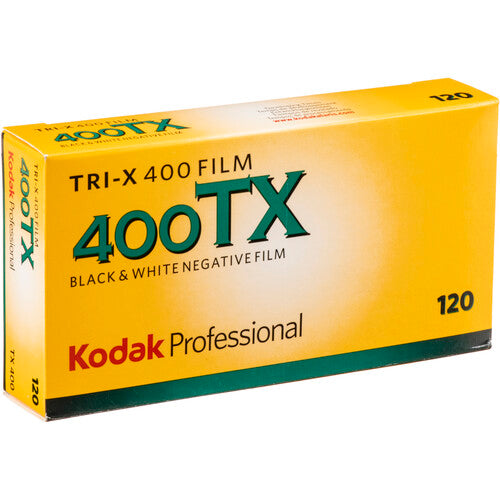 Kodak Tri-X 400 Black and White Negative Film 120 5 pack with $50 Lab Credit Included