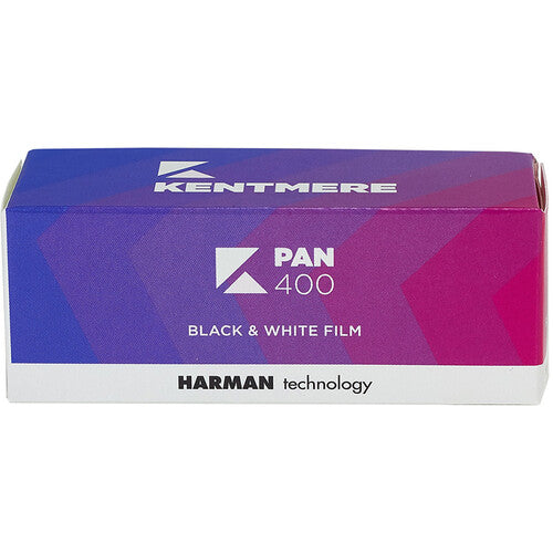 Kentmere 400 Black and White Negative Film 120 roll with $10 Lab Credit Included