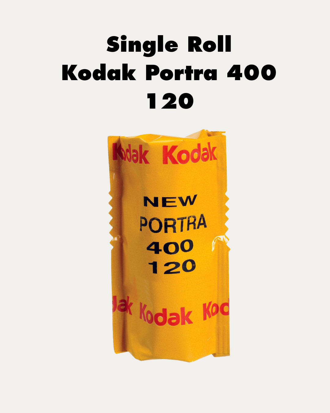 Kodak Portra 400 SINGLE ROLL 120 with Lab Credit