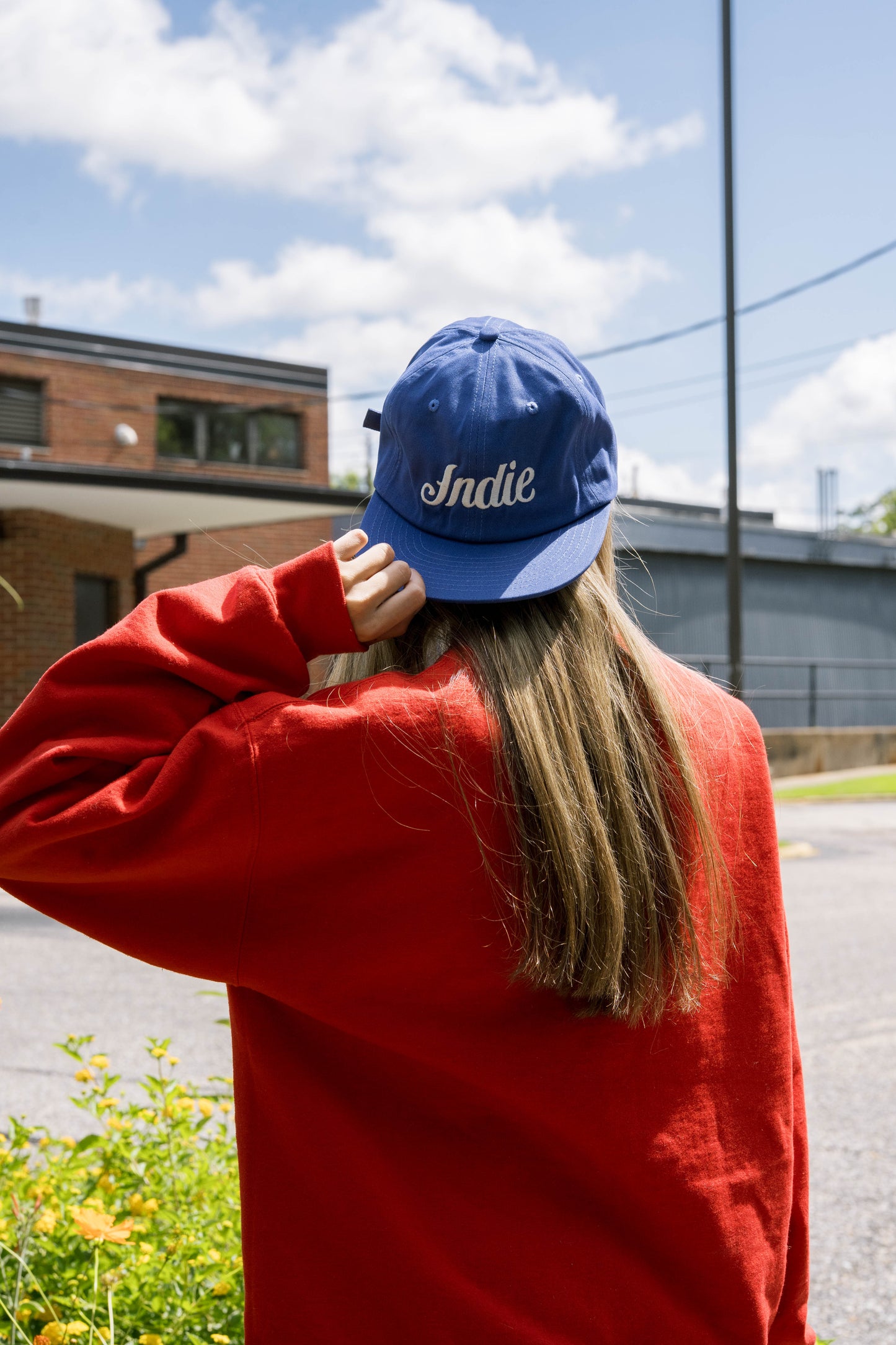 Indie Brushed Cotton Field Trip Hat- Blue