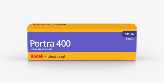 Kodak Portra 400 Color Negative Film 35mm 36exp 5 pack with $50 Lab Credit Included