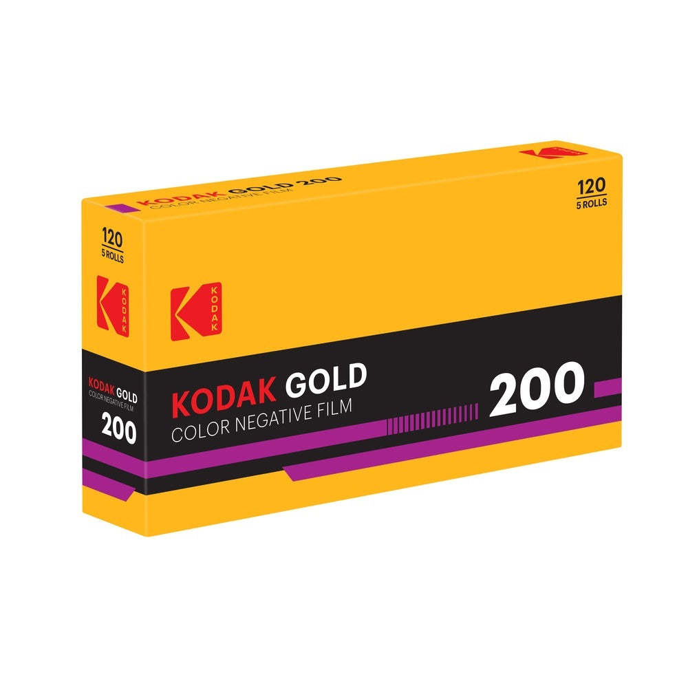 Kodak Gold 200 Color Negative Film 120 5 pack with $50 Lab Credit Included
