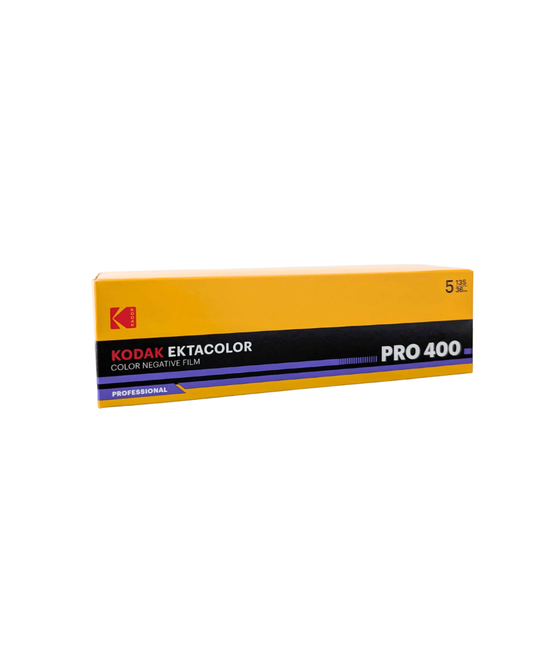 KODAK EKTACOLOR PRO 400 Color Negative 35mm PRO PACK Film with Lab Credit