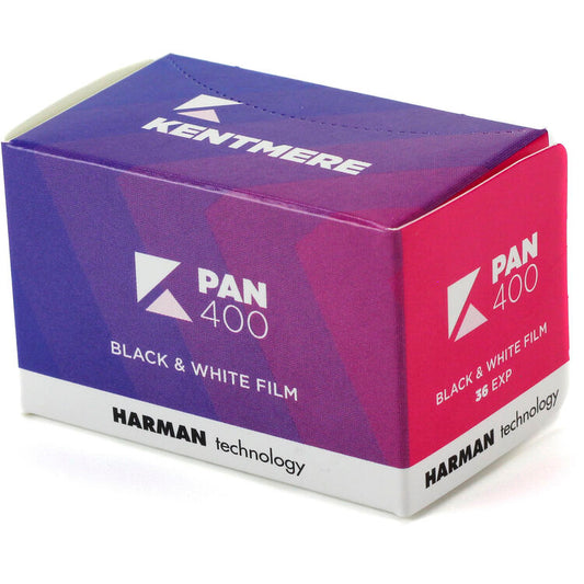 Kentmere 400 Black and White Negative Film 35mm 36exp roll with $10 Lab Credit Included