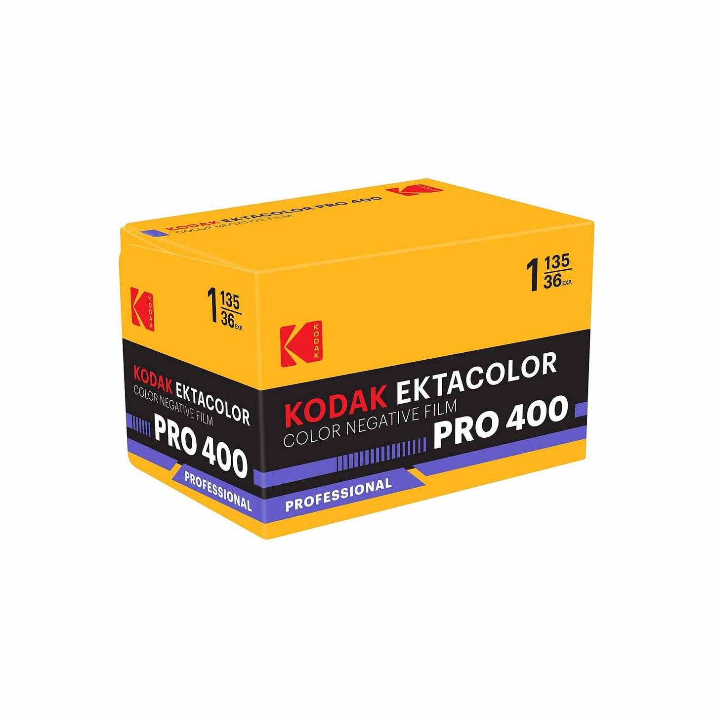 KODAK EKTACOLOR PRO 400 Color Negative 35mm SINGLE ROLL Film with Lab Credit
