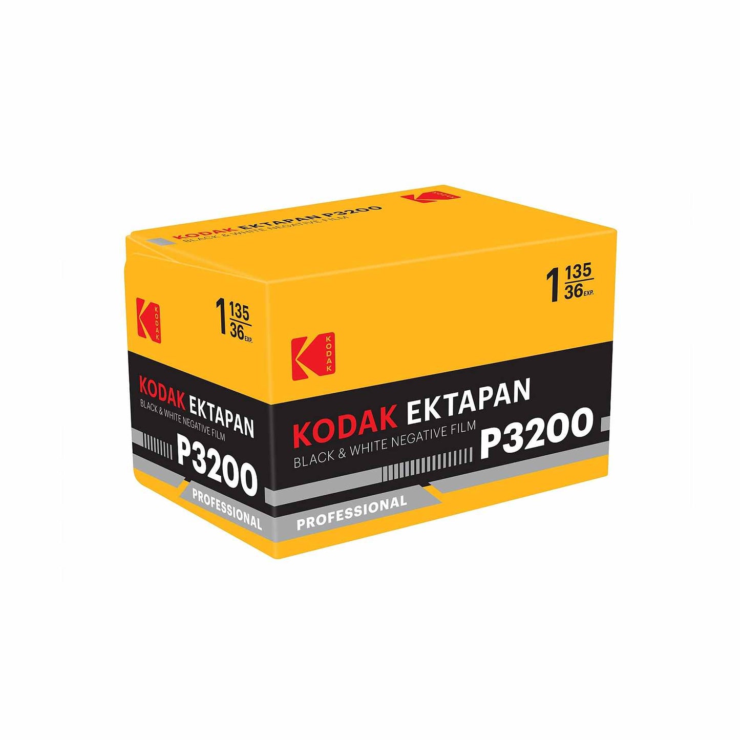 KODAK EKTAPAN P3200 Black & White Negative 35mm Film with Lab Credit