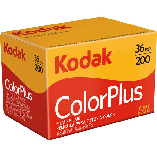 Kodak ColorPlus 200 Color Negative Film 35mm 36exp roll with $10 Lab Credit Included