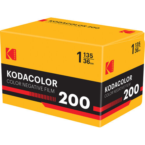 Kodak Kodacolor 200 Color Negative Film 35mm 36exp roll with $10 Lab Credit Included