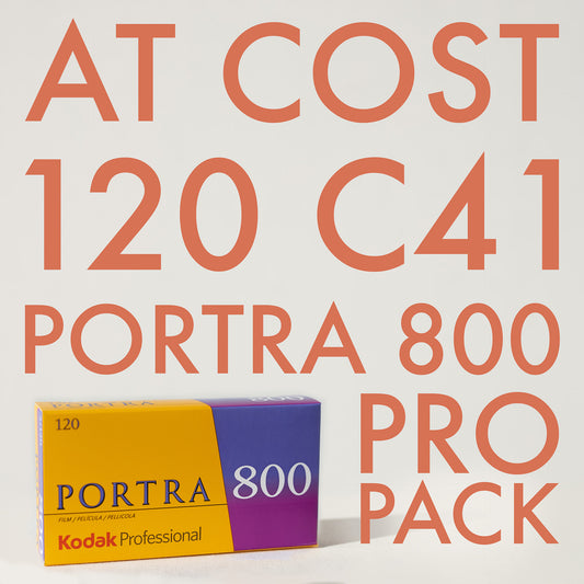 Kodak Portra 800 Color Negative Film 120 5 pack with $50 Lab Credit Included