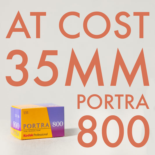 Kodak Portra 800 Color Negative Film 35mm 36exp roll with $10 Lab Credit Included