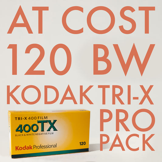 Kodak Tri-X 400 Black and White Negative Film 120 5 pack with $50 Lab Credit Included