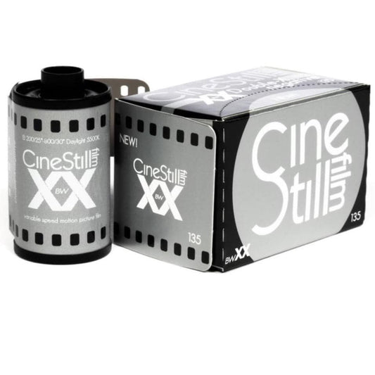 CineStill BwXX (Double-X) Black and White Negative Film (ISO 250) 35mm 36exp roll with $10 Lab Credit Included