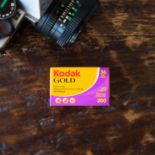 Kodak Gold 200 Color Negative Film 35mm 36exp roll with $10 Lab Credit Included