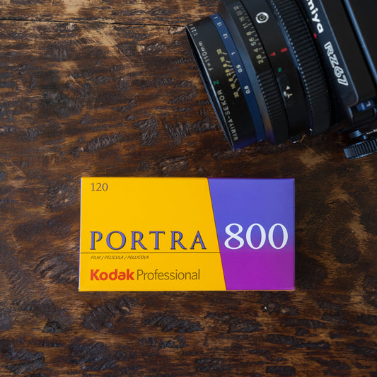 SUBSCRIPTION Kodak Portra 800 Color Negative Film 120 5 pack with $50 Lab Credit Included