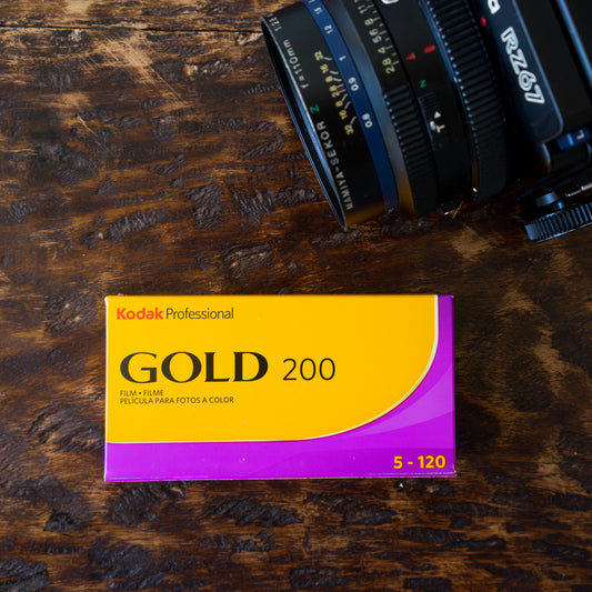 *SUBSCRIPTION*  Kodak Gold 200 Color Negative Film 120 5 pack with $50 Lab Credit Included