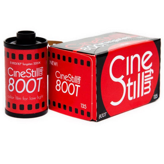 CineStill 800T Color Negative Film 35mm 36exp roll with $10 Lab Credit Included